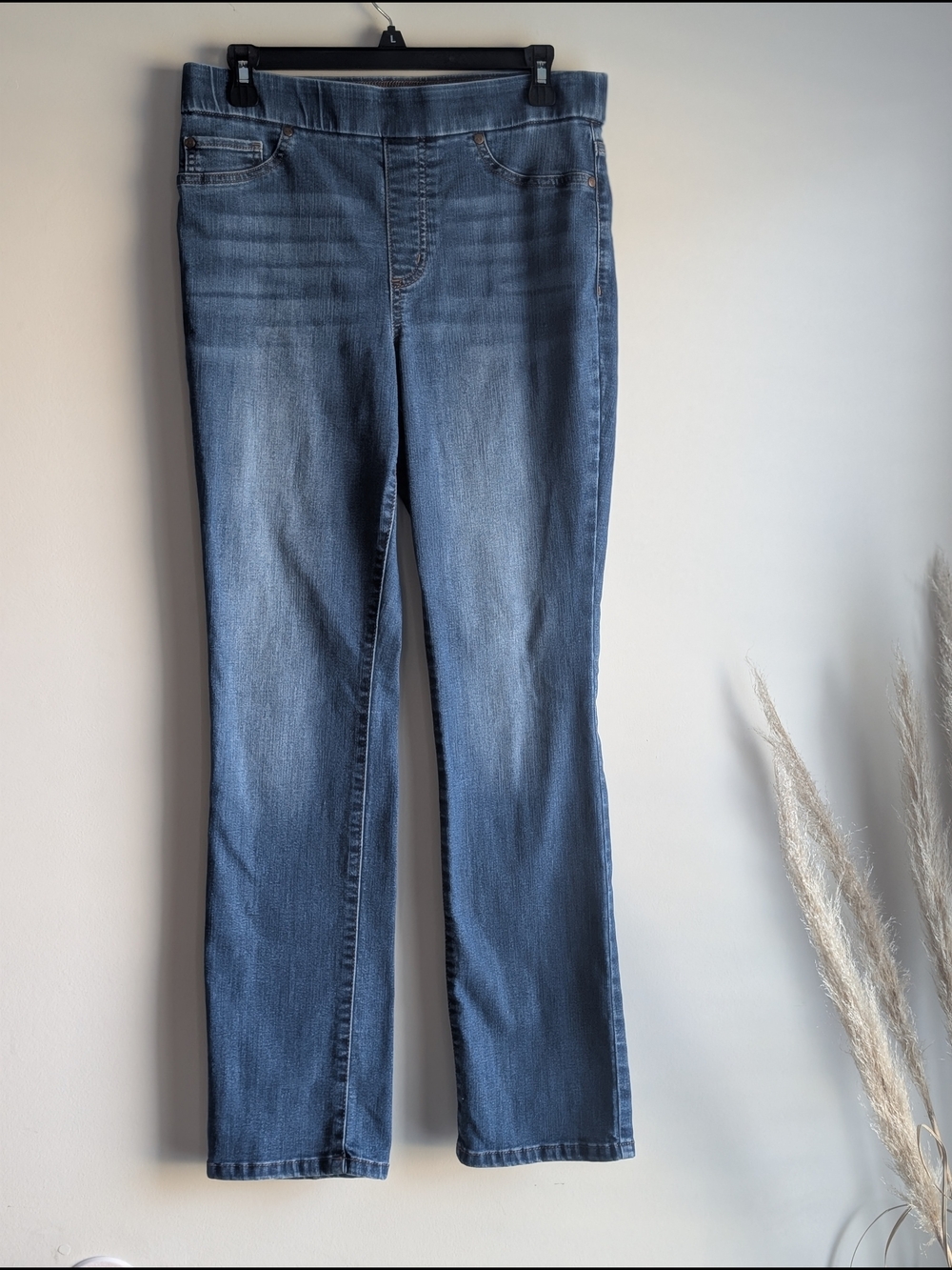 Kim Rogers Straight Leg Midwash Blue Jeans